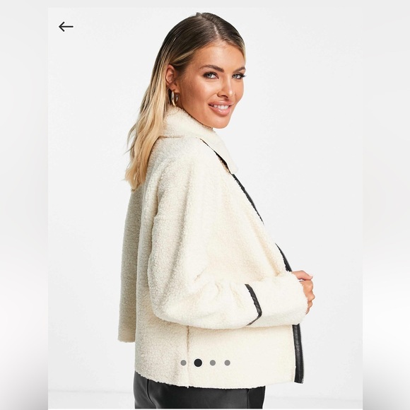 Threadbare Borg Jacket with Binding - Picture 3 of 4